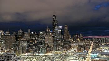 Weather camera view of UIC - University of Illinois Chicago.