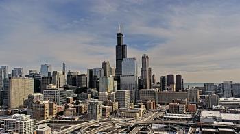 Weather camera view of UIC - University of Illinois Chicago.
