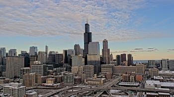 Weather camera view of UIC - University of Illinois Chicago.