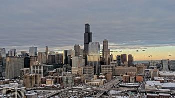 Weather camera view of UIC - University of Illinois Chicago.