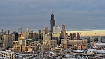Weather camera view of UIC - University of Illinois Chicago.