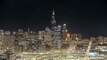 Weather camera view of UIC - University of Illinois Chicago.