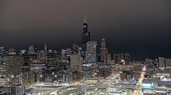 Weather camera view of UIC - University of Illinois Chicago.