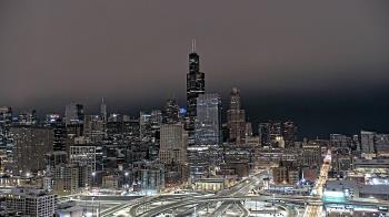 Weather camera view of UIC - University of Illinois Chicago.