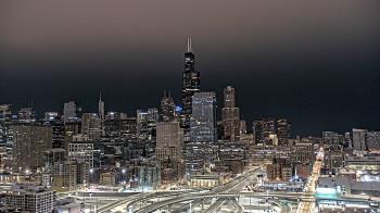 Weather camera view of UIC - University of Illinois Chicago.