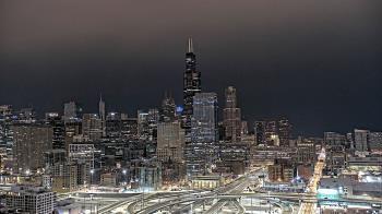 Weather camera view of UIC - University of Illinois Chicago.