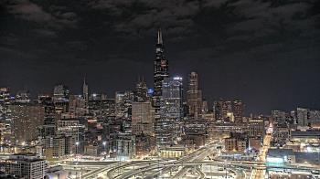 Weather camera view of UIC - University of Illinois Chicago.