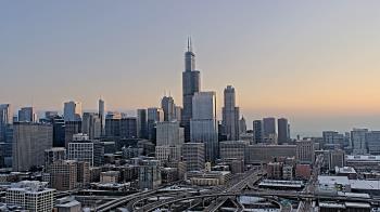 Weather camera view of UIC - University of Illinois Chicago.