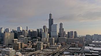 Weather camera view of UIC - University of Illinois Chicago.