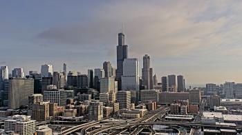 Weather camera view of UIC - University of Illinois Chicago.