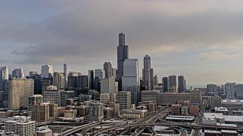 Weather camera view of UIC - University of Illinois Chicago.