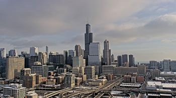 Weather camera view of UIC - University of Illinois Chicago.