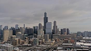 Weather camera view of UIC - University of Illinois Chicago.