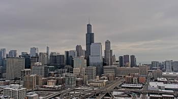 Weather camera view of UIC - University of Illinois Chicago.