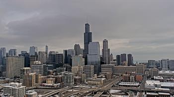 Weather camera view of UIC - University of Illinois Chicago.