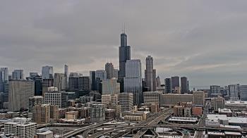 Weather camera view of UIC - University of Illinois Chicago.