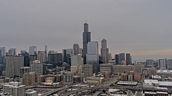 Weather camera view of UIC - University of Illinois Chicago.