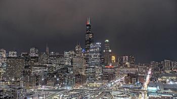 Weather camera view of UIC - University of Illinois Chicago.