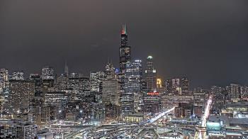 Weather camera view of UIC - University of Illinois Chicago.