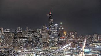 Weather camera view of UIC - University of Illinois Chicago.