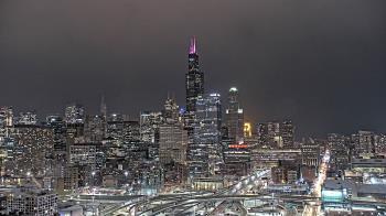 Weather camera view of UIC - University of Illinois Chicago.