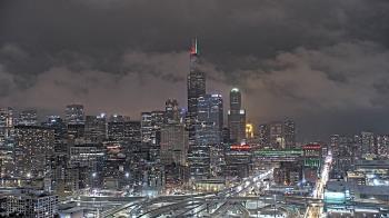 Weather camera view of UIC - University of Illinois Chicago.