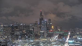 Weather camera view of UIC - University of Illinois Chicago.