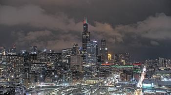 Weather camera view of UIC - University of Illinois Chicago.