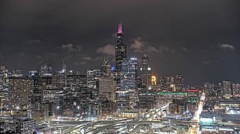 Weather camera view of UIC - University of Illinois Chicago.