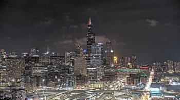 Weather camera view of UIC - University of Illinois Chicago.