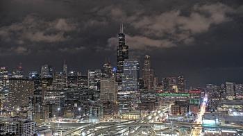 Weather camera view of UIC - University of Illinois Chicago.
