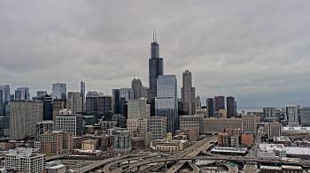 Weather camera view of UIC - University of Illinois Chicago.
