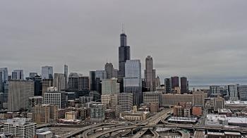 Weather camera view of UIC - University of Illinois Chicago.