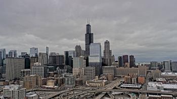 Weather camera view of UIC - University of Illinois Chicago.