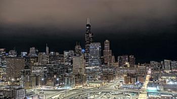 Weather camera view of UIC - University of Illinois Chicago.