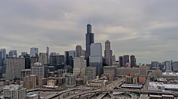 Weather camera view of UIC - University of Illinois Chicago.