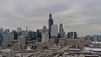 Weather camera view of UIC - University of Illinois Chicago.