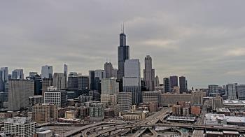 Weather camera view of UIC - University of Illinois Chicago.