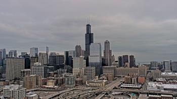 Weather camera view of UIC - University of Illinois Chicago.