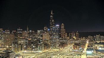 Weather camera view of UIC - University of Illinois Chicago.