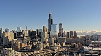 Weather camera view of UIC - University of Illinois Chicago.