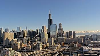 Weather camera view of UIC - University of Illinois Chicago.