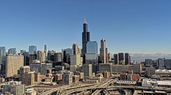 Weather camera view of UIC - University of Illinois Chicago.