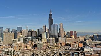 Weather camera view of UIC - University of Illinois Chicago.