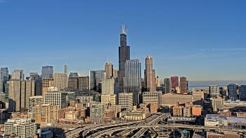 Weather camera view of UIC - University of Illinois Chicago.