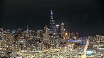 Weather camera view of UIC - University of Illinois Chicago.