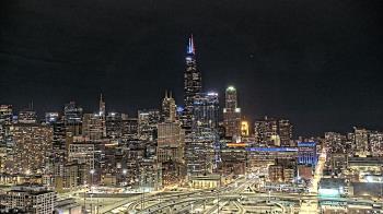 Weather camera view of UIC - University of Illinois Chicago.