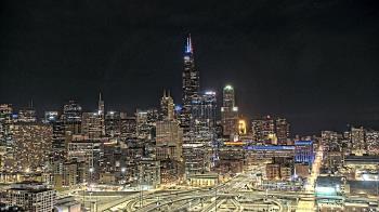 Weather camera view of UIC - University of Illinois Chicago.