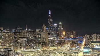 Weather camera view of UIC - University of Illinois Chicago.