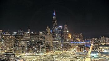 Weather camera view of UIC - University of Illinois Chicago.